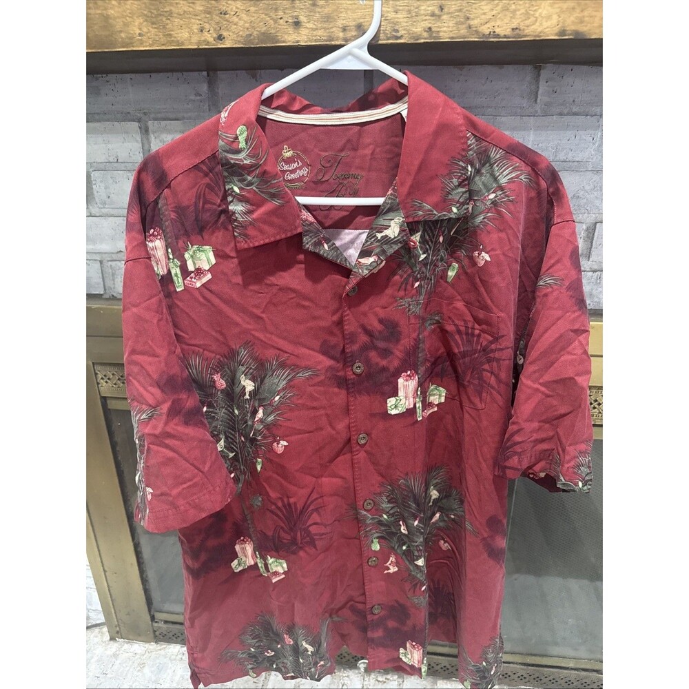 Tommy Bahama Season’s Greetings Polo Size Extra Large